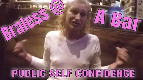 Cold Braless At The Pub Going Braless In Public Youtube