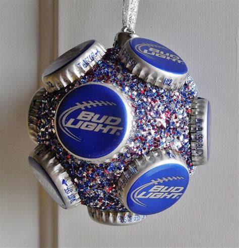 Items Similar To Bud Light Beer Bottle Cap Holiday Ornament On Etsy