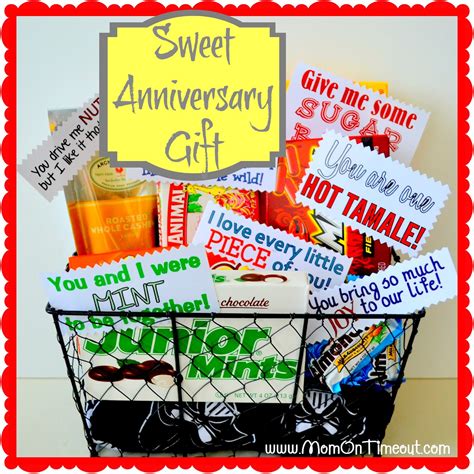 Gift baskets, fruit baskets, wine baskets Sweet Anniversary Gift Idea - Mom On Timeout