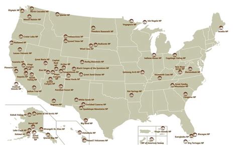 U S National Parks Full List Map Of All National Parks The National Parks Experience