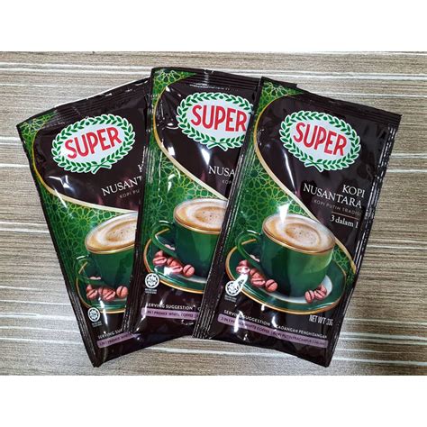 Trial Pack 3 Sachets Of Super Kopi Nusantara 3in1 Traditional White