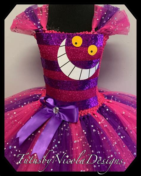 Alice In Wonderland The Cheshire Cat Tutu Fancy Dress Etsy