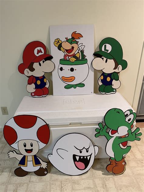 Super Mario Character Decorations Diy Projects To Try Diy Crafts Crafts