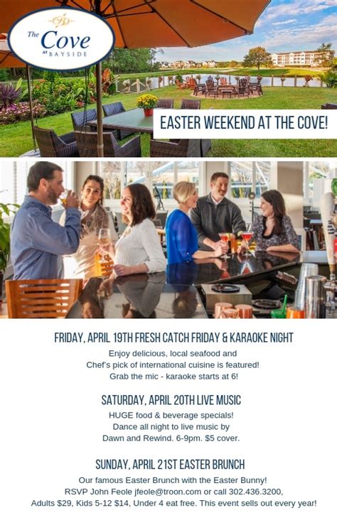 Easter Weekend At The Cove Bar And Grille Live Bayside