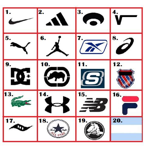 Check out our popular trivia games like brand logos quiz #1, and brand logos quiz #2. Different shoe Logos