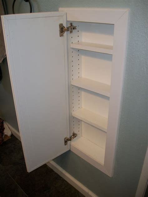 Between Studs Medicine Cabinet Bathroom Wall Storage Diy Bathroom