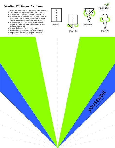 6 Best Printable Paper Airplane Templates