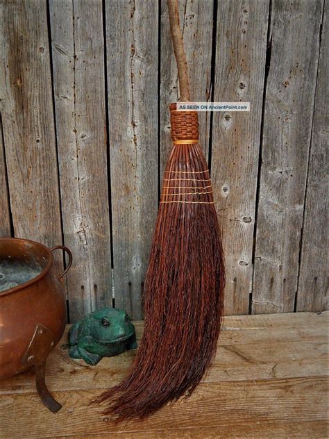 Old England Witch Hearth Broom Primitive Rustic Farmhouse 42