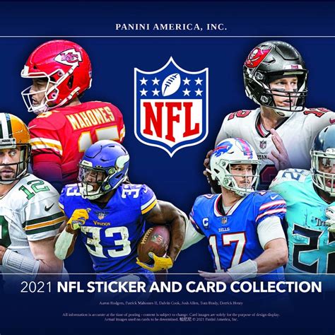 2021 22 Panini Nfl Sticker And Trading Card Box 50 Packs Free Album