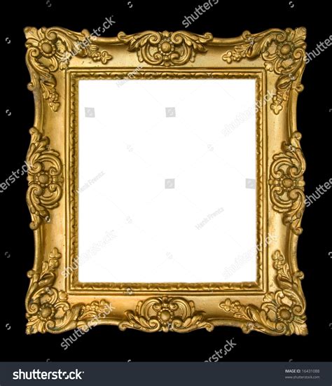Ornate Antique Gold Frame Stock Photo 16431088 : Shutterstock