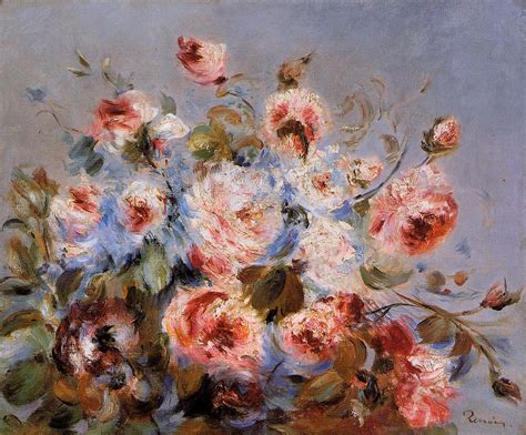 Auguste Renoir Roses From Wargemont 1885