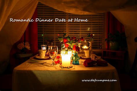 Defrump Me Romantic Dinner Date At Home