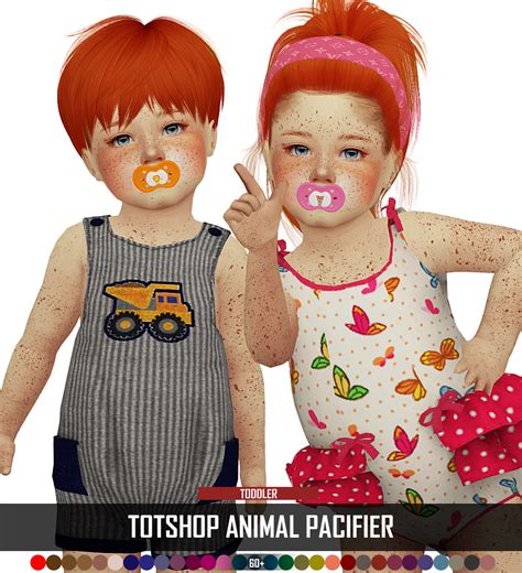 Totshop Animal Pacifier Redheadsims Cc