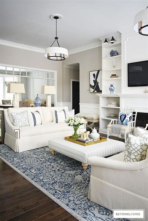 Living Room Reveal With New White Sofas Living Room White White