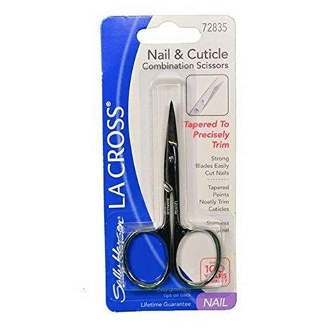 Sally Hansen La Cross Nail And Cuticle Combination Scissors 72835