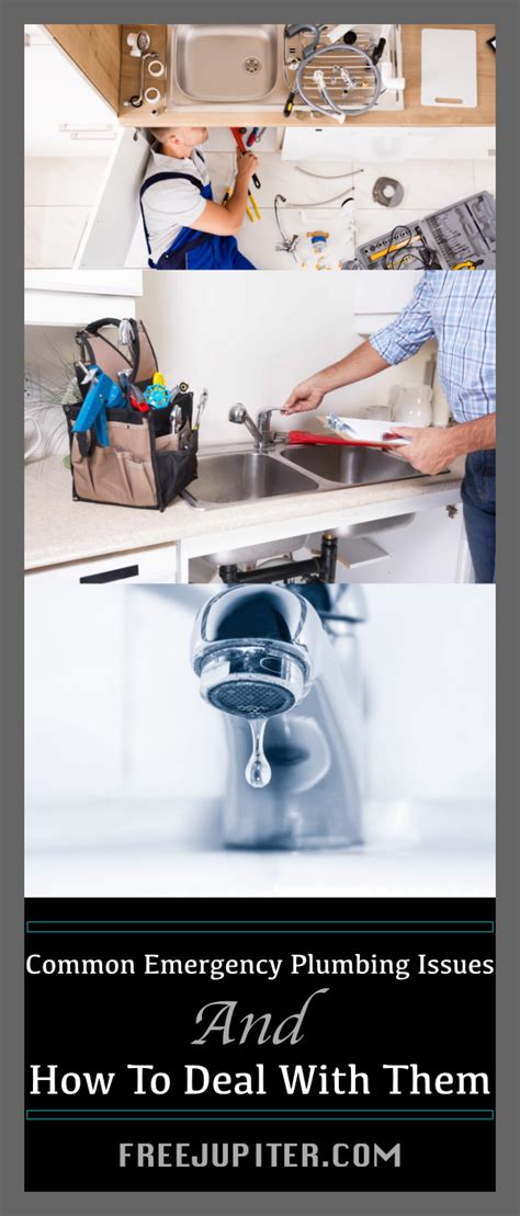 Common Emergency Plumbing Issues And How To Deal With Them
