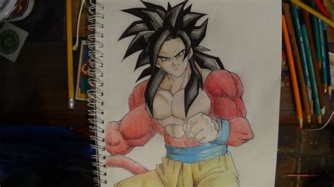 The most common dragon ball pencil material is plastic. My Pencil & Ink Drawing: Super Saiyan 4 Goku: "Dragon Ball ...