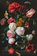Still life with flowers in a glass vase. 1650 - 1683 Painting | Jan ...