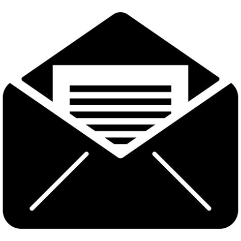 Open Mail Outline Email Icon