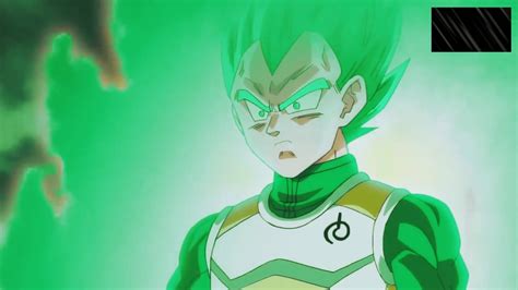 Vegeta Goes Super Saiyan Green For The First Time Youtube