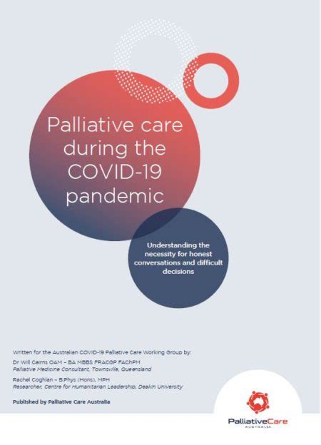 Palliative Care During The Covid 19 Pandemic Palliative Care Australia