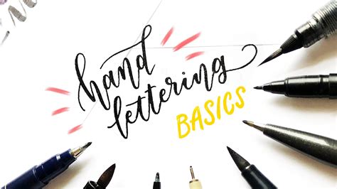 Hand Lettering Basics A Beginners Guide 100 Free Skillshare Course