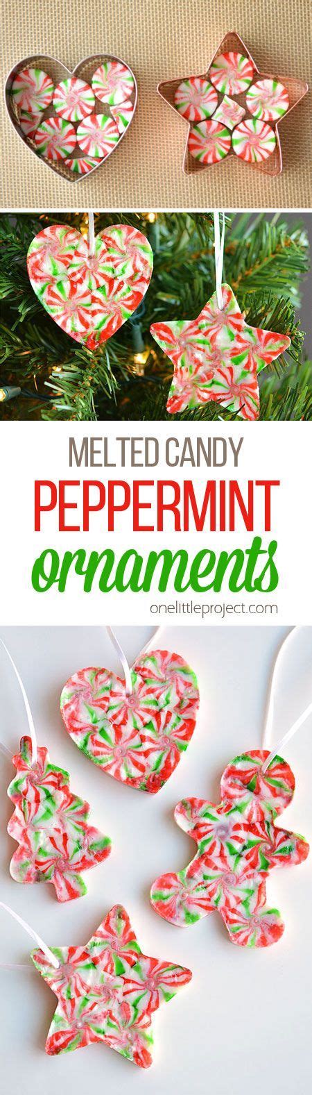Diy Crafts These Melted Peppermint Candy Ornaments Are Adorable And