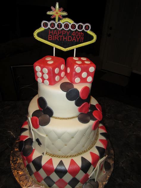 Red velvet with vanilla buttercream filling. MyMoniCakes: Casino Night Themed Cake