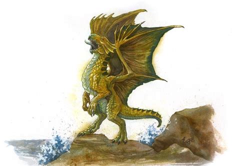 Bronze Wyrmling By Emily Fiegenschuh E Baby Dragon Dragon