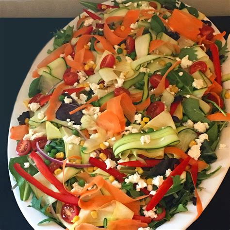 How To Make Festive Vegetable Ribbon Salad Alrightnow