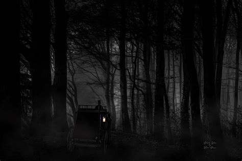 Dark Forest Digital Art By Artistic Worx By Marc Abrom Sr Fine Art