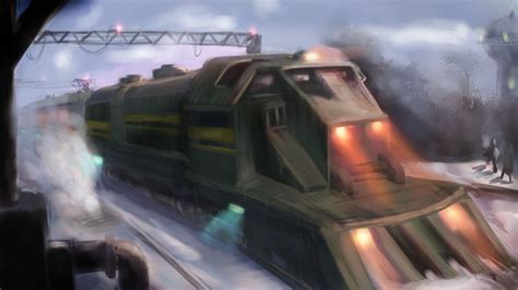 Dieselpunk Train Steampunk