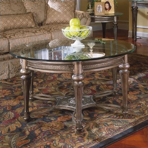 Check spelling or type a new query. Magnussen Galloway 2 Piece Round Glass Top Cocktail and ...