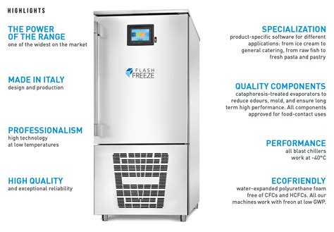Flash Freeze Exclusive Line A Blast Freezer And Blast Chiller In One