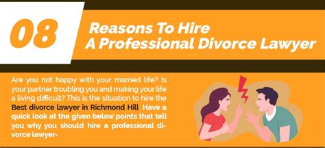 Infographic 8 Reasons To Hire A Professional Divorce Lawyer Divorcego