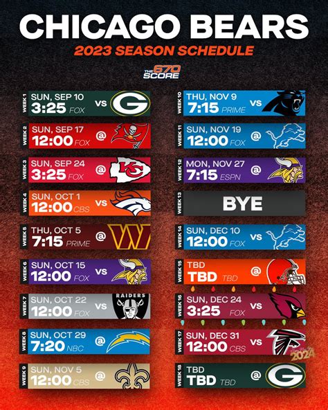 Chicago Bears Schedule 2024 Release Date Sara Wilone