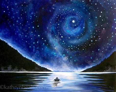 Beyond — Kathryn Beals Night Sky Painting Sky Painting Night Painting