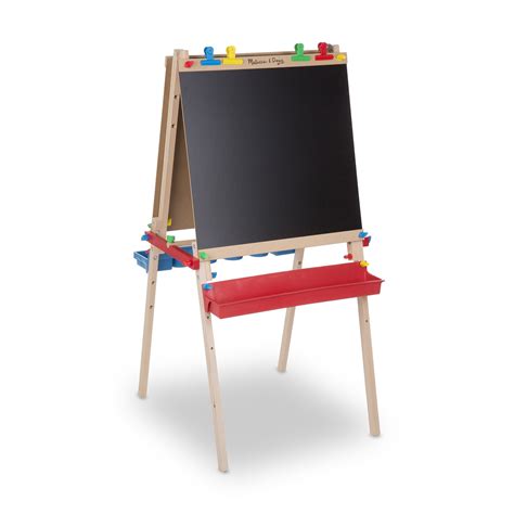 Melissa And Doug Deluxe Wooden Standing Art Easel Easels Chalkboards