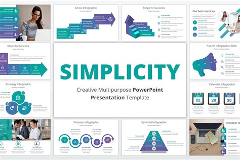 Simplicity Powerpoint Template Presentation Templates ~ Creative Market
