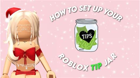 How To Set Up Your Roblox Tip Jar In Your Games On Computer Youtube
