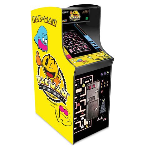 The Authentic Pac Man Arcade Game Hammacher Schlemmer