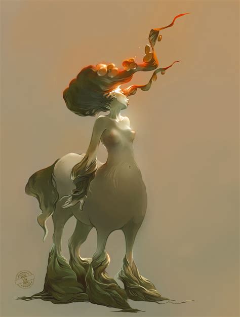 Artstation Centaur Hélène Lenoble Character Design Animation Art Art