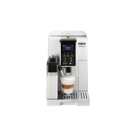 Delonghi coffee machine automatic white quad. DeLonghi Dinamica ECAM35055W Automatic Coffee Machine ...