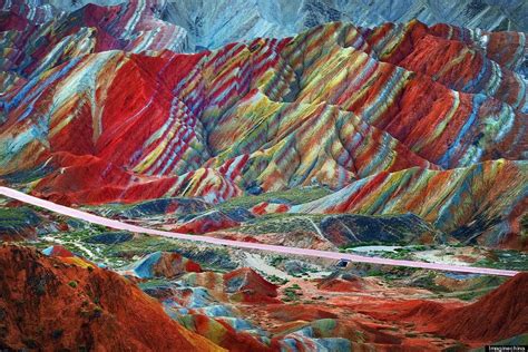 China Rainbow Mountain Natural Beauty