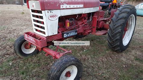 1961 Ih Farmall International 460 Tractor Lp Propane Gas Wide Front Tires