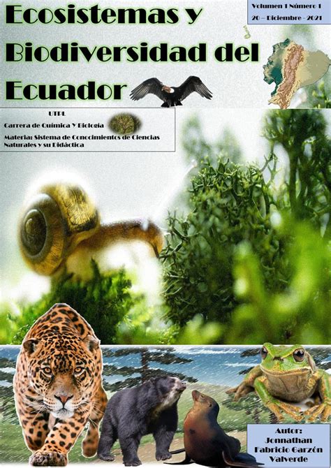 Los Ecosistemas Y Biodiversidad Del Ecuador By Aida Gualan Issuu The