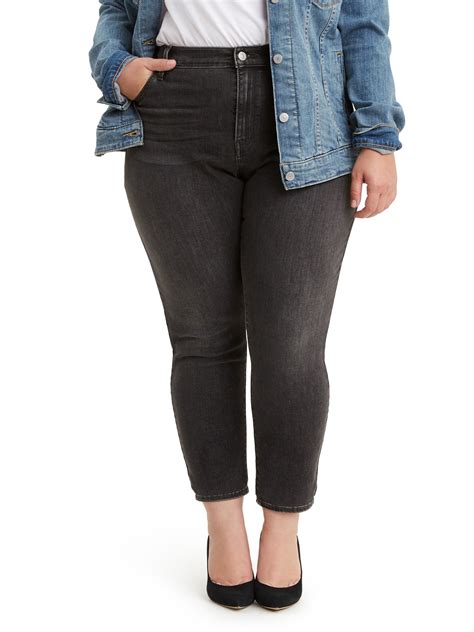 Levis Womens Plus Size 721 High Rise Skinny Jean
