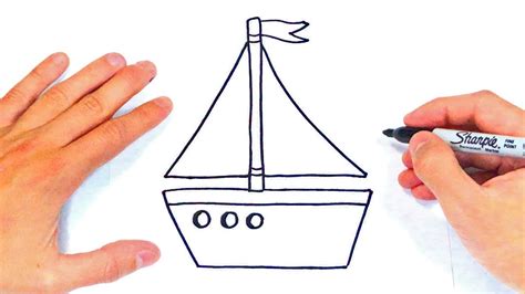 Cómo Dibujar Un Barco Paso A Paso Dibujo De Barco
