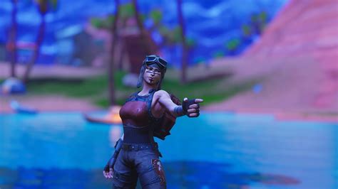 Renegade Raider Skin In Blur Blue Background Fortnite Hd Games Wallpapers Hd Wallpapers Id