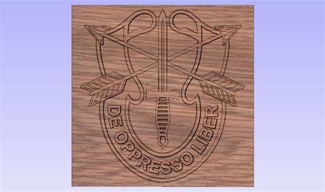 Us Army Special Forces Unit Crest Vector Files Dxf Eps Svg Ai Etsy